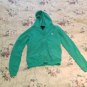 3️⃣/💲🔟Greenish zip up hoodie